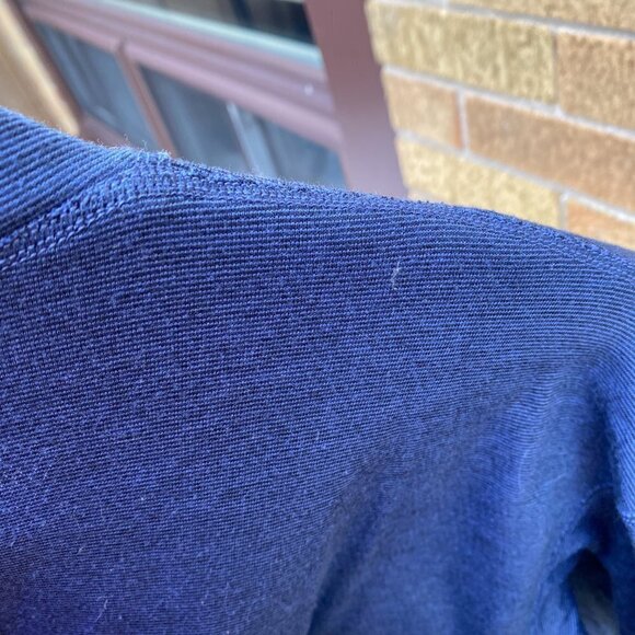 Vintage 2001 Patagonia Capilene 1/4 Zip Long Sleeve Jacket XL Blue - Picture 5 of 11